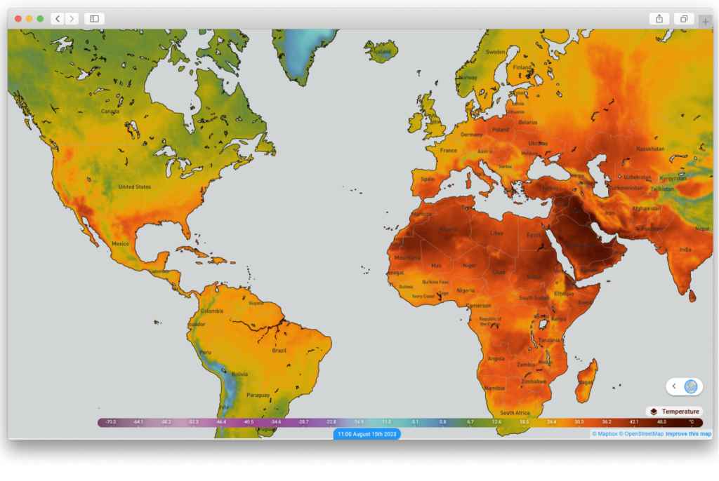 Correntics climate data API