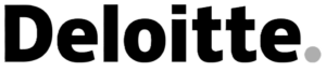 deloitte logo black and white