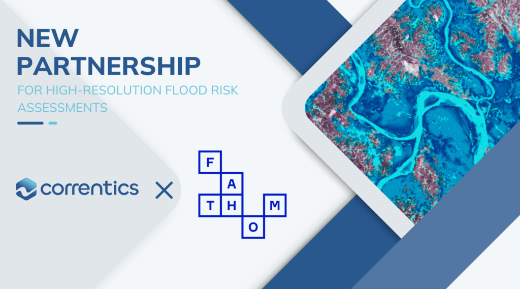 Correntics and Fathom Partnership Announcement for high resolution flood maps
